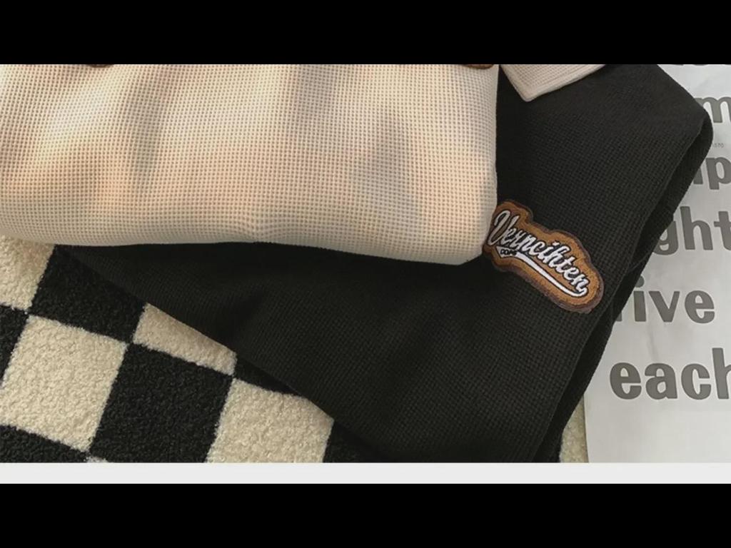 Men's Retro College-Style Embroidered Polo - Chic, Loose, and Comfortable for Autumn.