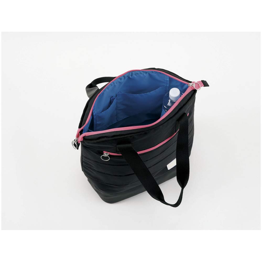 Mizuno Geantă tip tote pentru rachete de badminton, capacitate 2 rachete 73JD0514 Negru x Roz, Genți, Rachete, 97