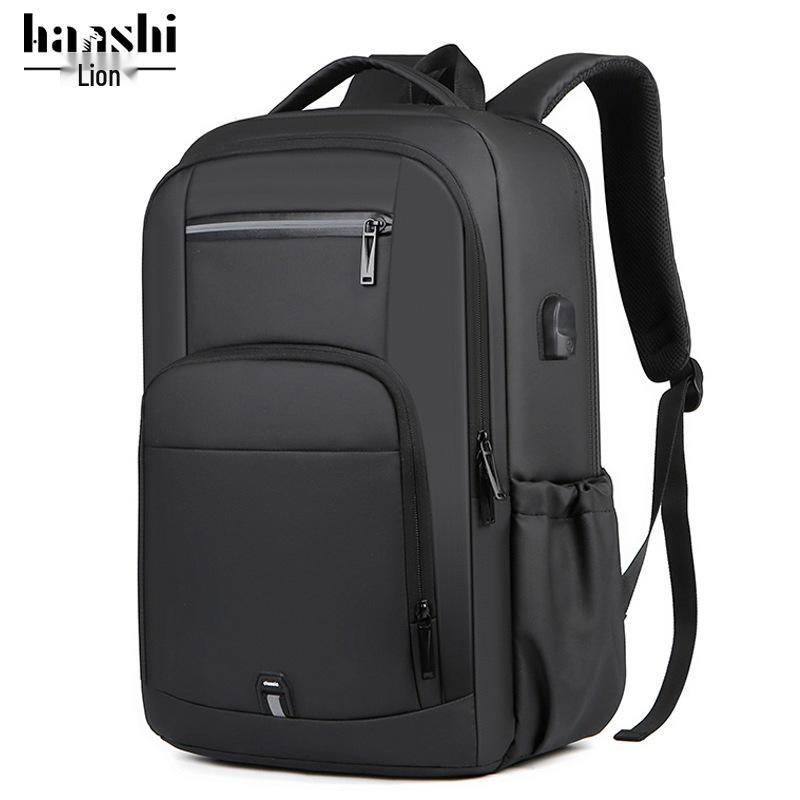 Large-Capacity Men's Backpack, High-End Women's Travel Backpack, Trendy Commuter Schoolbag, Waterproof Laptop Bag