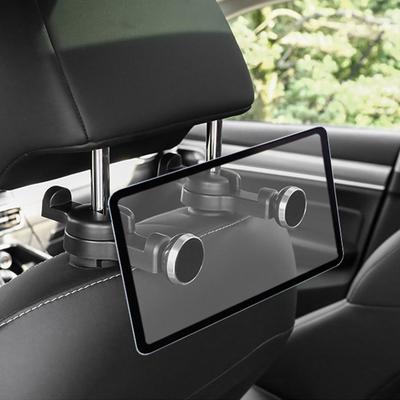 Headrest Tablet Holder Magnetic Car Tablet Headrest Mount 360 Rotation Moving Kids Tablet Car Holder Backseat Tablets Headrest