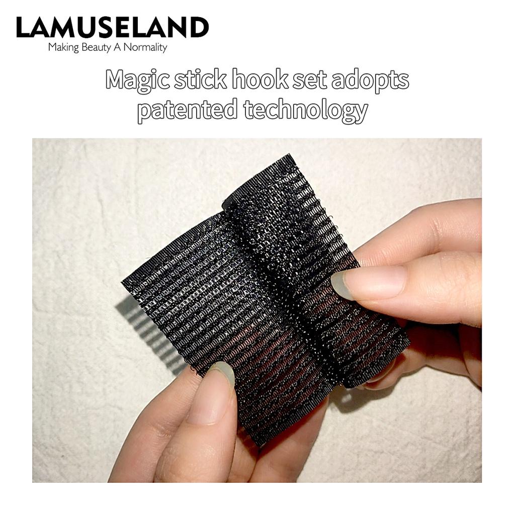 20Pcs/Pack Mix Color Universal Color Hair Posting Magic Pad Black Seamless Sticker Broken Hair Sticker Bangs Beauty Tool