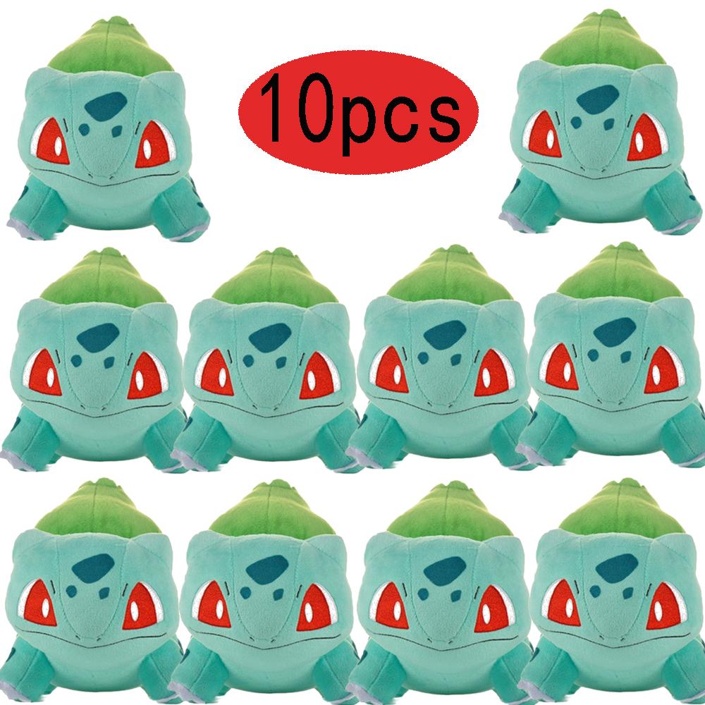 1-10pc POKEMON Original Plush Toy Gengar Pikachu Kawaii Charizard Genuine Plush Doll Soft Cute Cartoon Piplup Playthings for Kids Gift
