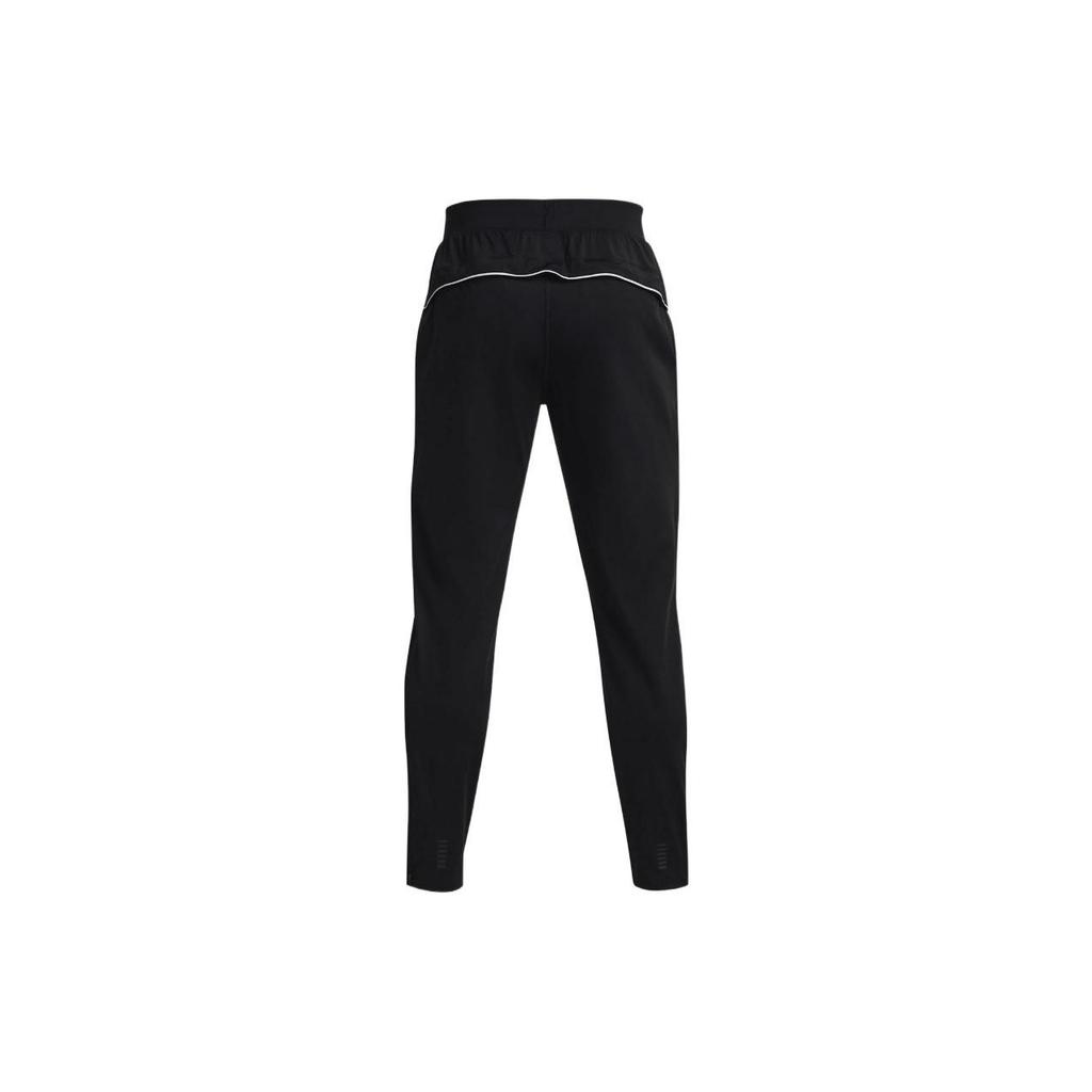 Under Armour Solid Color Tapered Casual Pants Men Bottoms Black 1373665-001