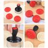 Cartoon Biscuit Molds Christmas Silicone Cookie Stamps Cookie Decorating Tools
