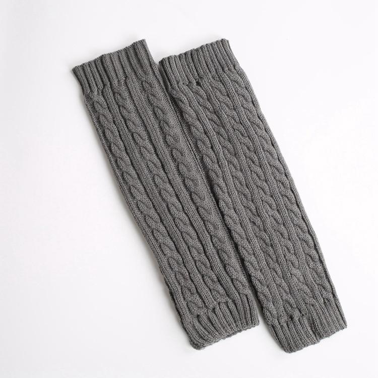 Chunky Knit Korean Style Leg Warmers - Autumn/Winter Women's Slouch Socks