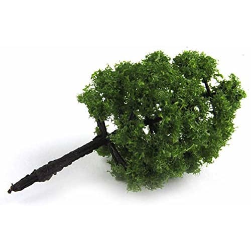 3.5cm, 30 pieces, for model railroads, trees, forests, N gauge, dioramas, structures, railways, architecture, and model landscapes, dark green