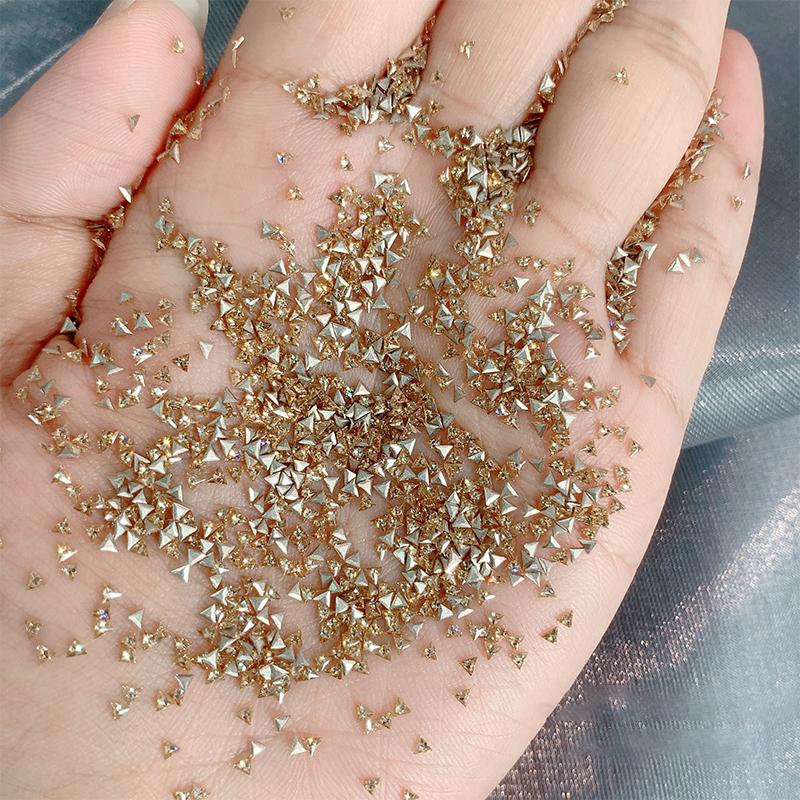 50Pcs Nail Art Plastics Small Round With High-Shine Finish Flatback Inlay For Uv Gel Nails Or Stage Makeup