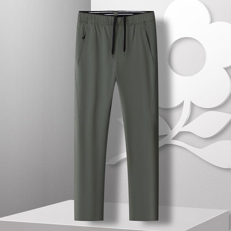 MONTAGUT Men's Warm Straight-Leg Outdoor Casual Pants