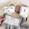 2025 Women's Antibacterial Cotton Safety Shorts - Three-in-One, Breathable, White