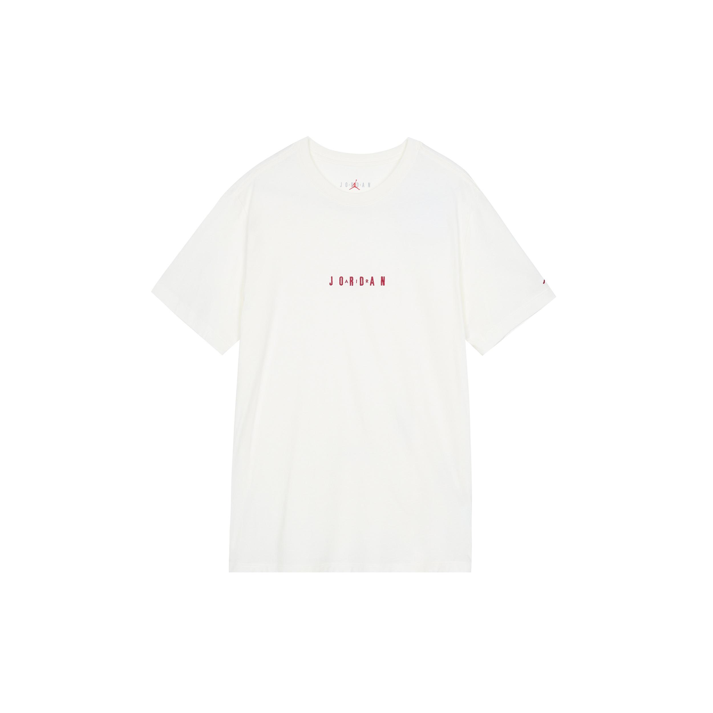 Air Jordan Embossed Air Crew T-Shirt White Men s DM3183-133 XXL