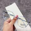 Transparent Computer Glasses Frame Women And Men Anti Blue Light Round Glasses Blackout Glasses Optical Glasses Lenses
