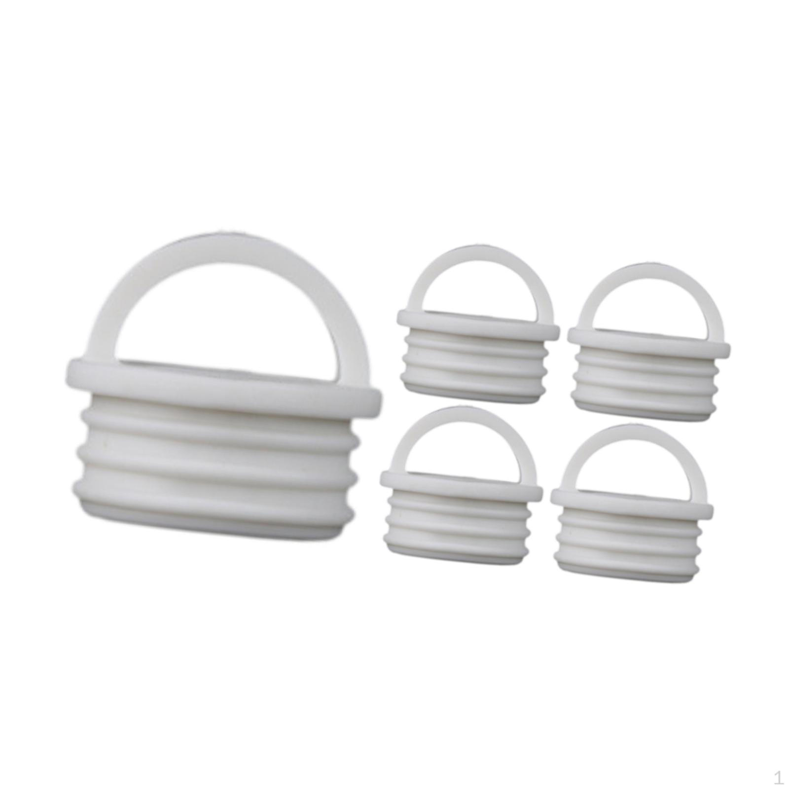 Набор силиконовых сливных пробок для ведер со шваброй - 5 шт. в упаковке 33x32mm