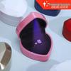 Heart-Shaped LED Ring & Necklace Box with Light - Jewelry Gift Packaging