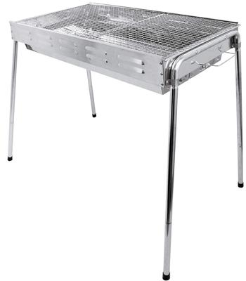 Fornello per barbecue Onoe Seisakusho Supporto in acciaio inossidabile Attrezzatura da campeggio Fornello per barbecue Griglia BBQ Seven (ONOE) CR-LL CR-LL-ST [Ruote Falò]