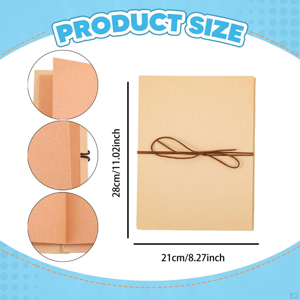 Accordion Scrapbook Album Folding Photo Collection Traveling DIY Home Decoration, Memory Book Travel