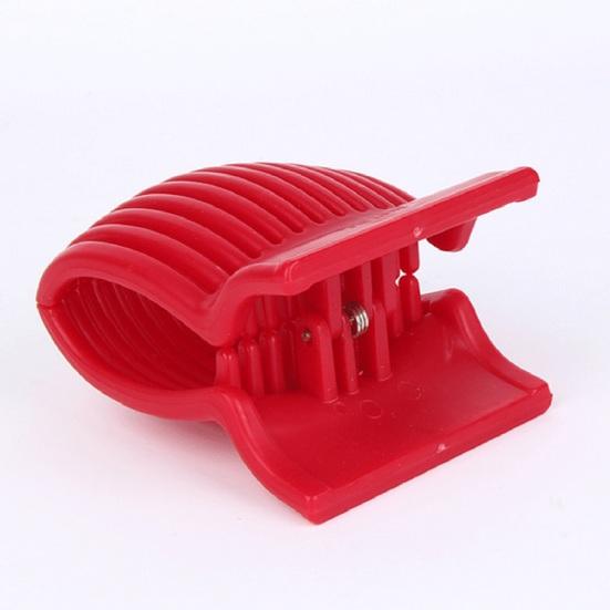 Tomato Slicer Holder Dishwasher Safe Fruit Slicer Tomato Holder with Firm Grip Vegetable Cutter with Multiple Dividers for Precise Slicing Tomatoes