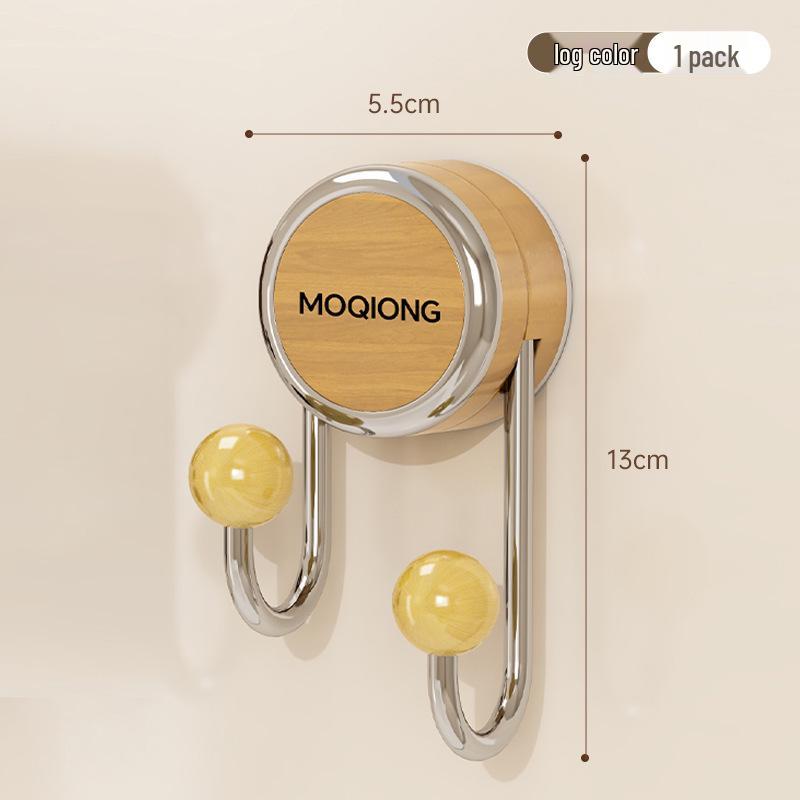 

New Multi-Functional Double Suction Cup Wall Hook - No-Drill, Traceless, Strong Adhesive, No-Fall Design for Home Use Behind Doors