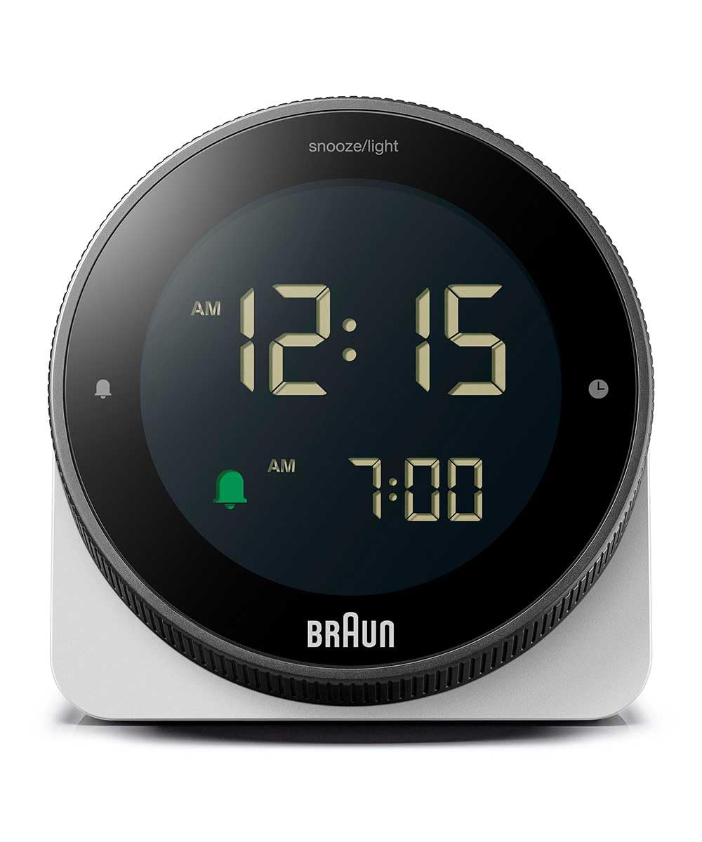 

BRAUN Цифровые настольные часы BC24W Белые