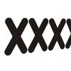 Praktisk bil Truck Sticker X Shape Pattern PET Vattentät