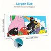 Barbapapa3 Print  Cushion Non-slip Laptop Tablet Big Mousepad XXL Mat Mini PC Playmat With Lock edge