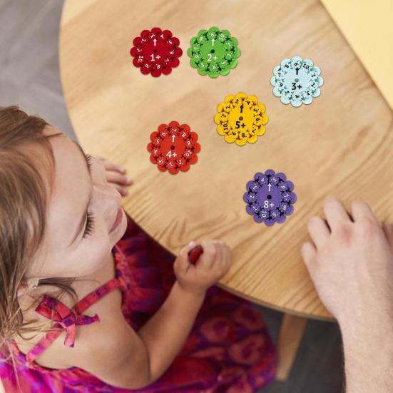 9/18 ks matematický fidget spinner sčítání odčítání násobení dělení učení vzdělávací matematický fidget spinner hračka studentská výuková pomůcka matematika