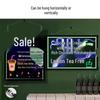 LED Blackboard Stall Display Sign - Luminous Advertising Menu Board