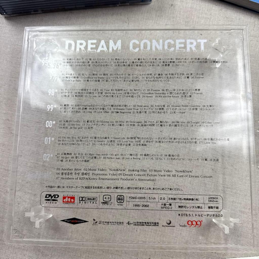 [USED] Complete DREAM CONCERT 1995-2002 k-pop Live DVD
