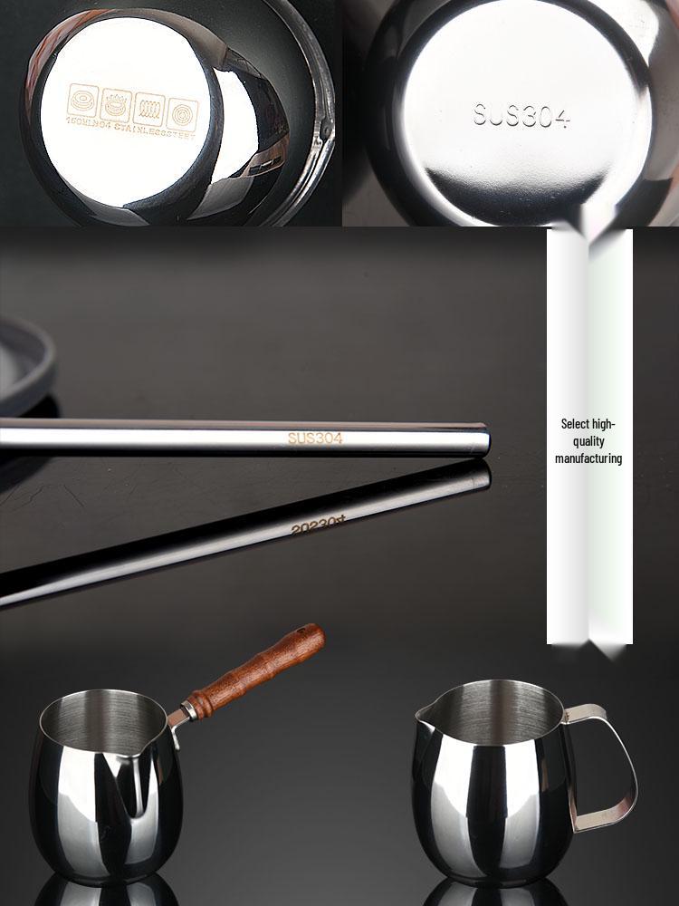 304 Stainless Steel Long-Handle Mini Oil Pouring Pot