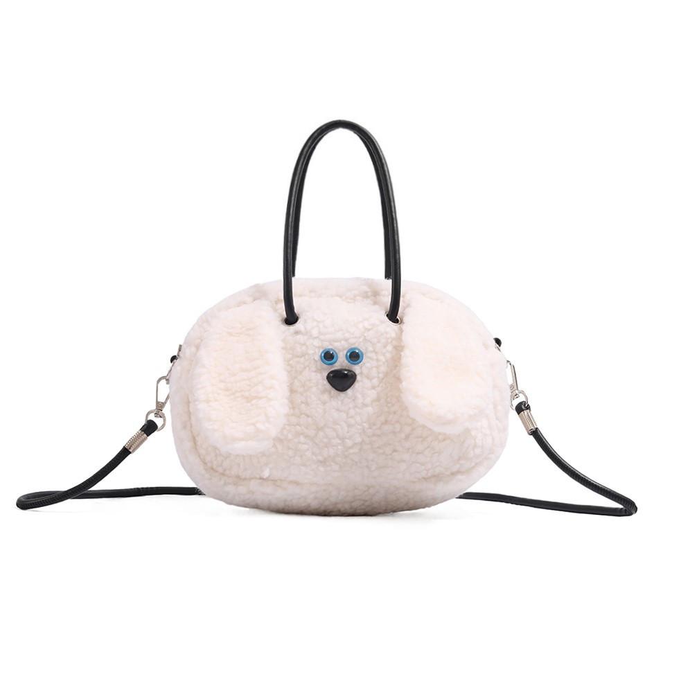 Japanese Style Cute Bag for Women 2024 New Niche Girl Plush Mini Handbag Fashion Versatile Crossbody Bag