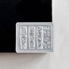 2 Pieces Silicone Nail Art Mould for Floral Embossing Manicure Tool With Reusable Flower Designs Templates