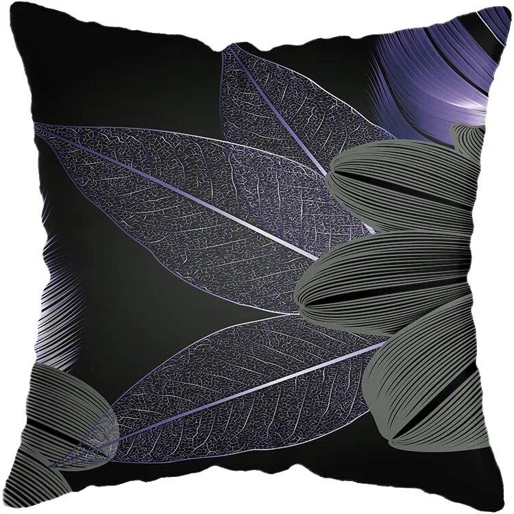 

Подушка для дивана, черная подушка, чехол для офисной подушки, домашний декор, подушка для спальни, наволочка 50x50cm