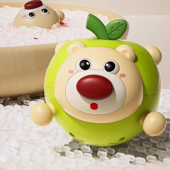 Yousheng Baby Tumbler Toy with Bell Animal Shaped Roly-Poly Teether Early Learning Sensory Toy for 6+ Months Infants