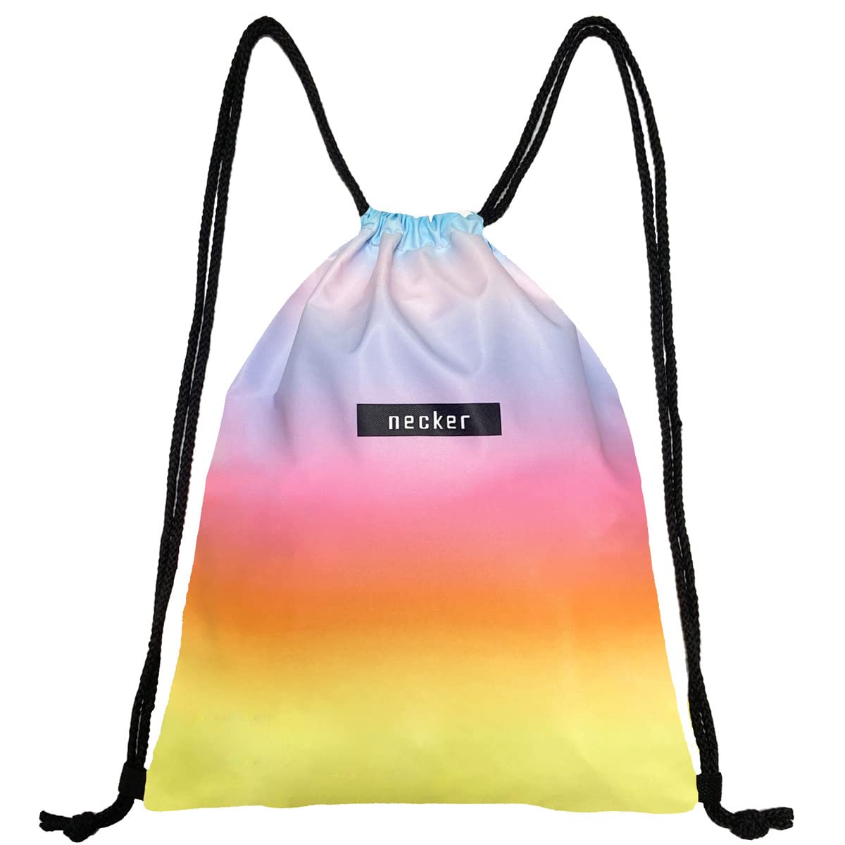 

спортивный мешок на шнурке для обуви [necker] Мешок для спортзала, сумка, рюкзак, сумка, (розовый) розовый