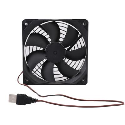 מאוורר קירור USB חלופי מאוורר קירור למעבד מחשב עם גריל ברזל למחשב שולחני 80 מ"מ 5V