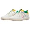 Nike Zoom Nyjah 3 Premium SB Rastafarian Unisex-Sneaker Weiß Summit-Weiß Tour-Gelb DO9403-100
