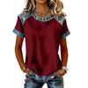 Damska bluzka modny i swobodny top T-shirt
