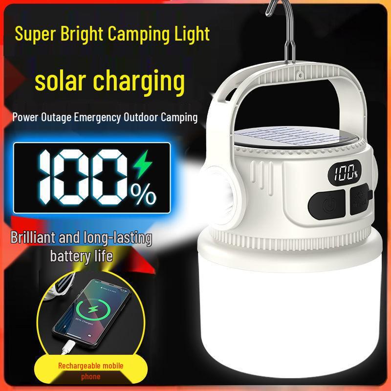 Rechargeable LED Camping Light: Portable, Multifunctional, High-Power Tent & Emergency Light