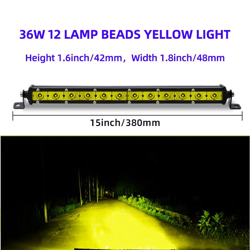 1PC Car LED Work Light Bar Adjustable Spotlight Fog Light 18W 36W Day Running Driving Lamp 12V 6/12 LED for SUV ATV Truck