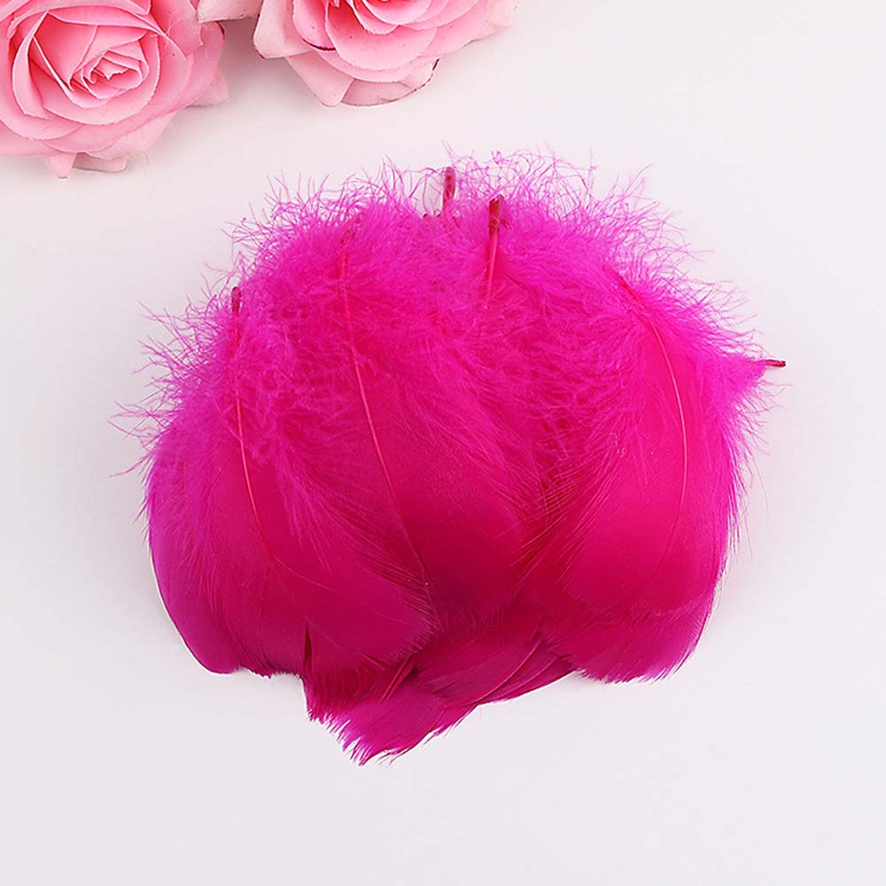 

Goose Feather 6cm~11cm For Beautiful Decoration Handicraft Gift Box DIY 50/100/150pcs Colorful Goose Feathers 50pcs