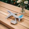Scale 1/400 Metal Aircraft Replica 20cm Dubai B737 Aircraft Model Miniature Christmas Children's Room Decoration Gift Boys Toys