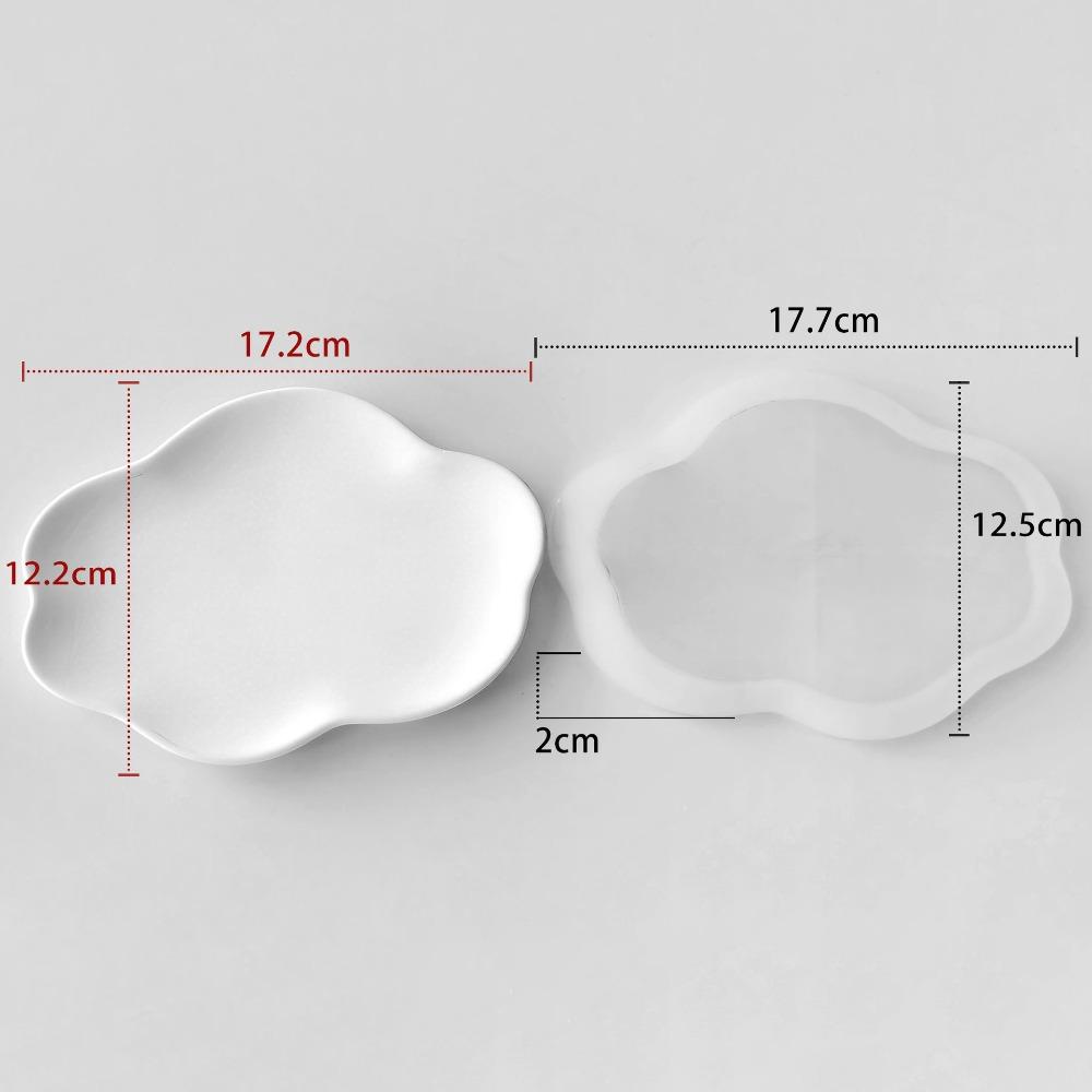 Geometric Wave Silicone Mold Irregular Shape Plaster Molds Creative Resin Molds  Home Decor D