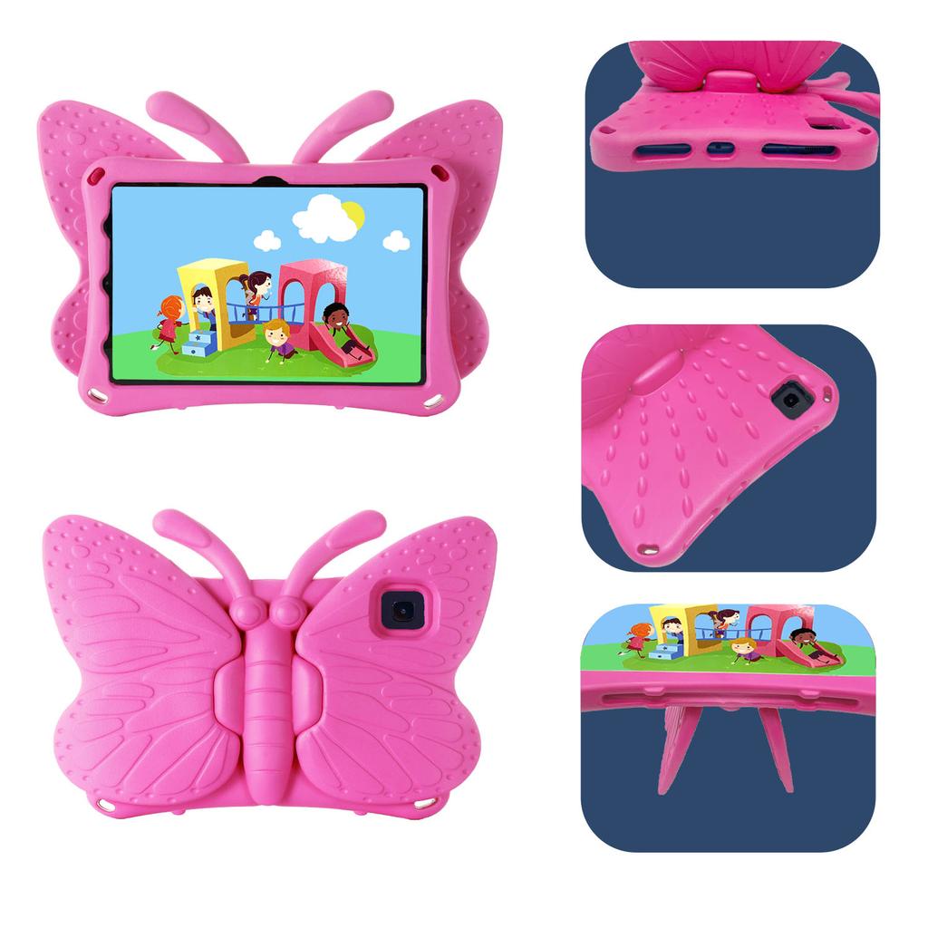 EVA Kids Cute Funda Case Universal for Lenovo Tab M10 Plus 2nd Gen TB-X306F X606F X K10 TB-X6C6F X6C6X Folding Wings Stand Cover