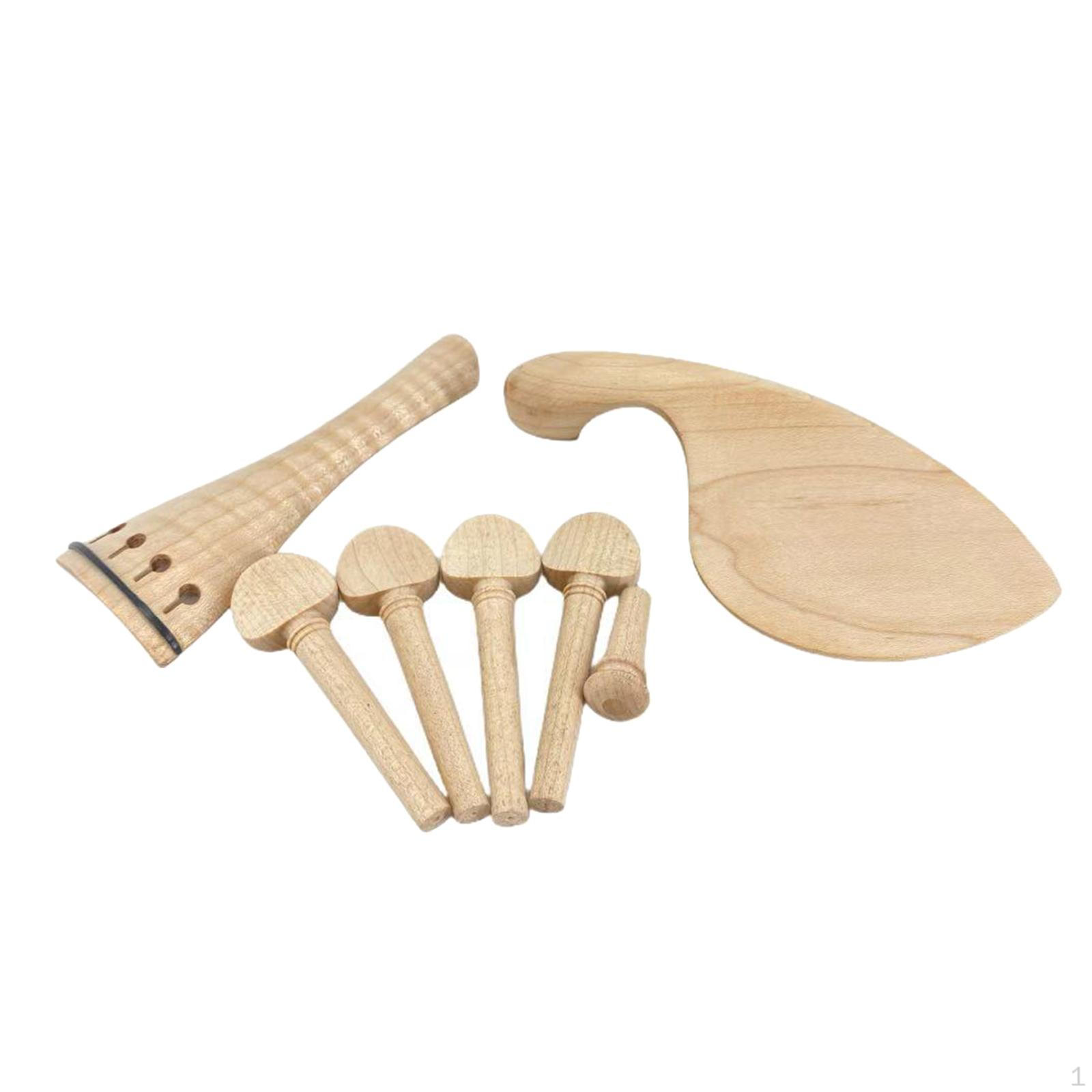 

Набор из 7 предметов для скрипки 4/4, аксессуары для энпина, простая установка, замена, 4 колка, подгрифник