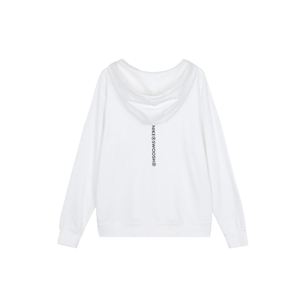 Nike Sweatshirts Women's White Hooded Moderate Regular DJ6948-100