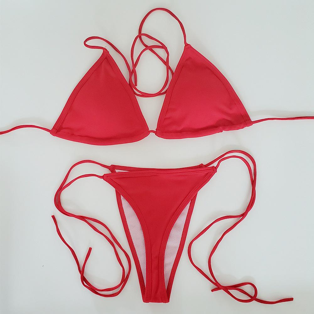 Adjustable Thin Strap Bikini - Ultralight with 11 Color Options, Available in Stock