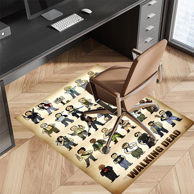 The Walking Dead Daryl Dixon3 Printed Absorbent Washable Carpet, Non-Slip Bathroom Mats, Kitchen Rugs, Yoga Mat,Living Room Entrance, Camping Picnic R