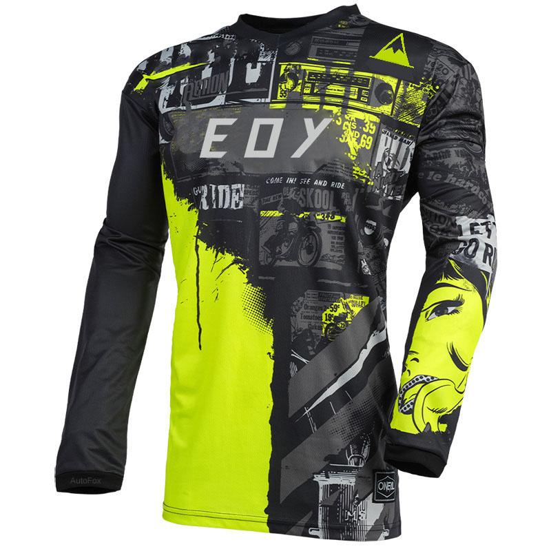 Modne T-shirty z nadrukiem Jesienne Ubrania Męskie i Damskie T-shirty z Długim Rękawem z Okrągłym Dekoltem Bluzki Męski T-shirt Outdoorowy Pulower