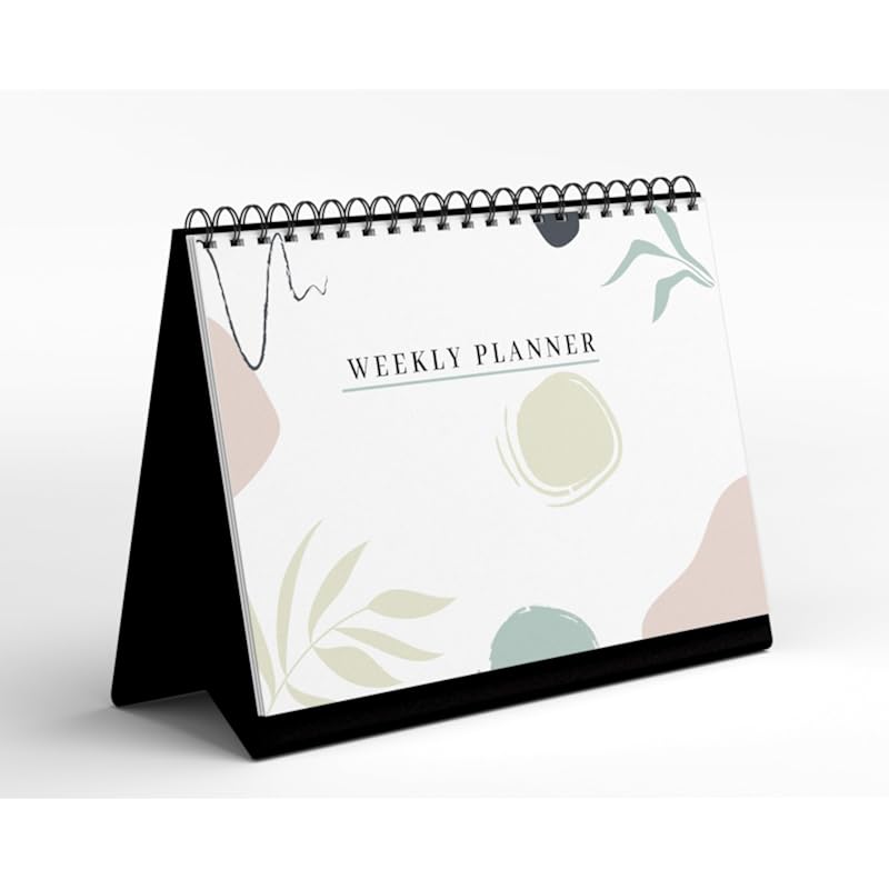 Accuprints Weekly Dashboard Planner | 120 Gsm | 52 Undated Weekly Sheets | Productivity Planner Wiro Bound, 18 X 24 Cm O