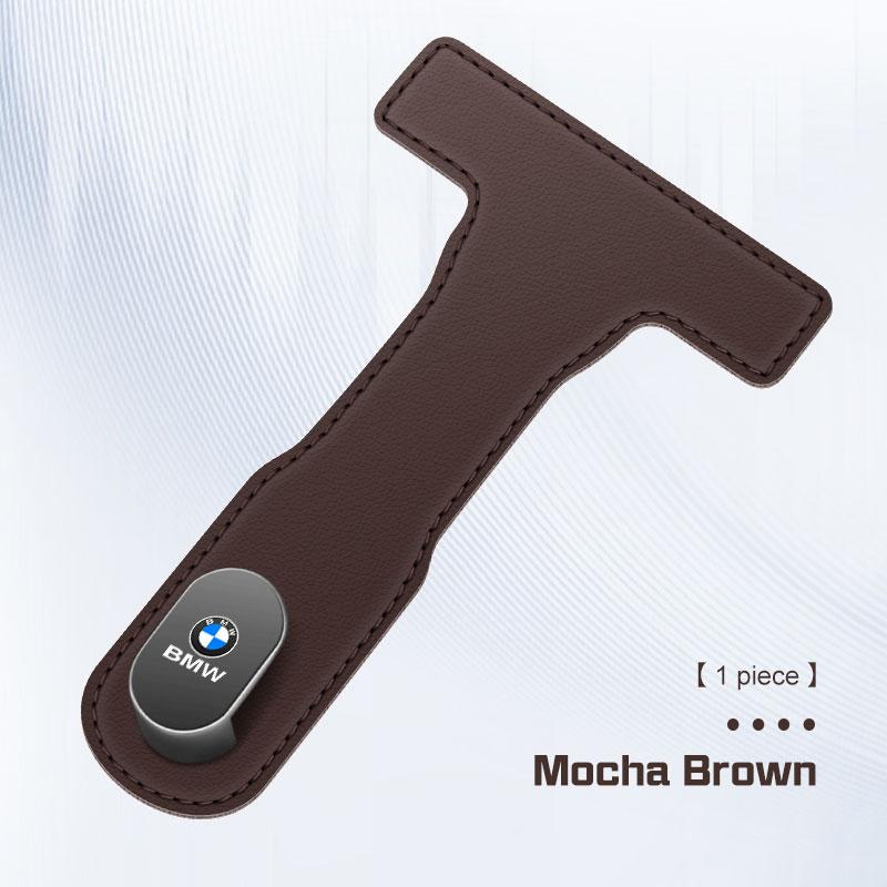 For BMW X1 X2 X3 X5 X4 X6 X7 3 5 7 Series E70 E90 G20 G30 G70 Car hook inside the car co-driver's glove box hanging hook Leather KF5
