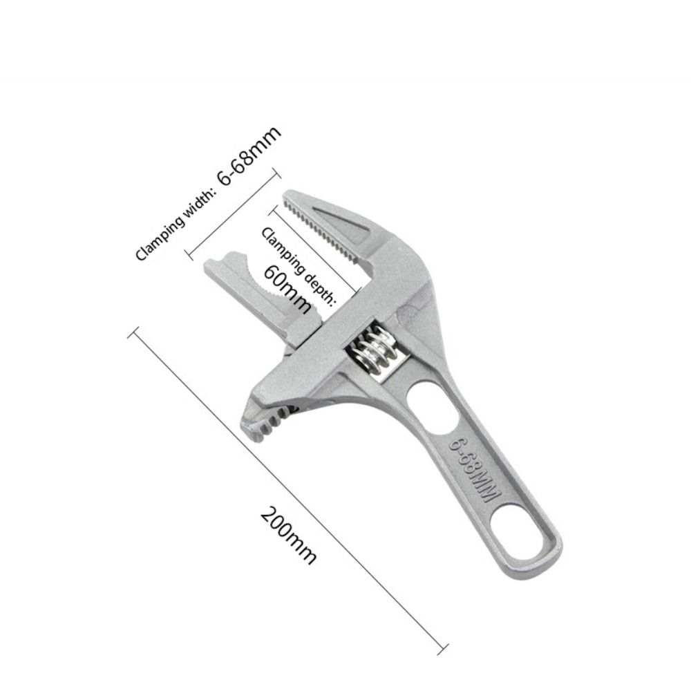 Extra Large Opening Bathroom Plumbing Wrench Faucet Pipe Tubing Hand Tool  Basin Sink Hardware